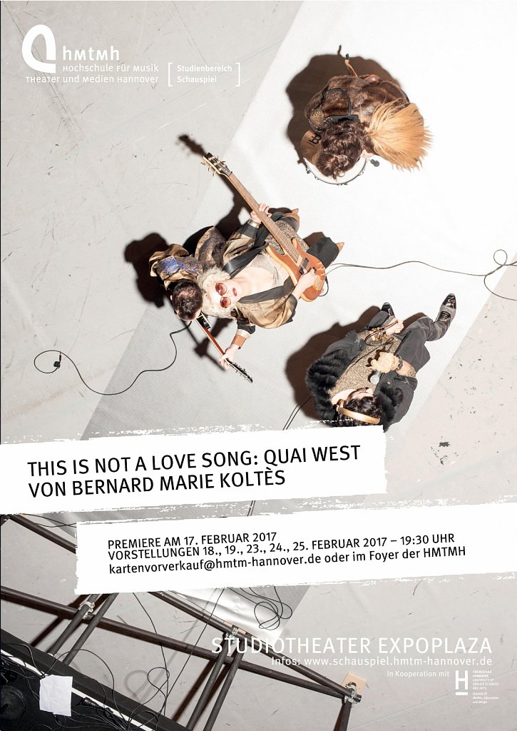 "This Is Not A Love Song: Quai West" Plakat